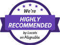 We're Highly Recommended by Locals on Alignable