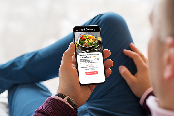 online ordering on phone